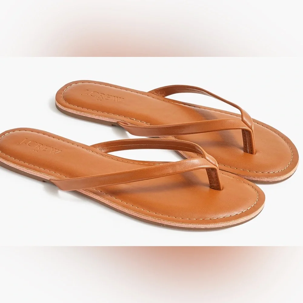 J. Crew Women's Brown Leather Sandals